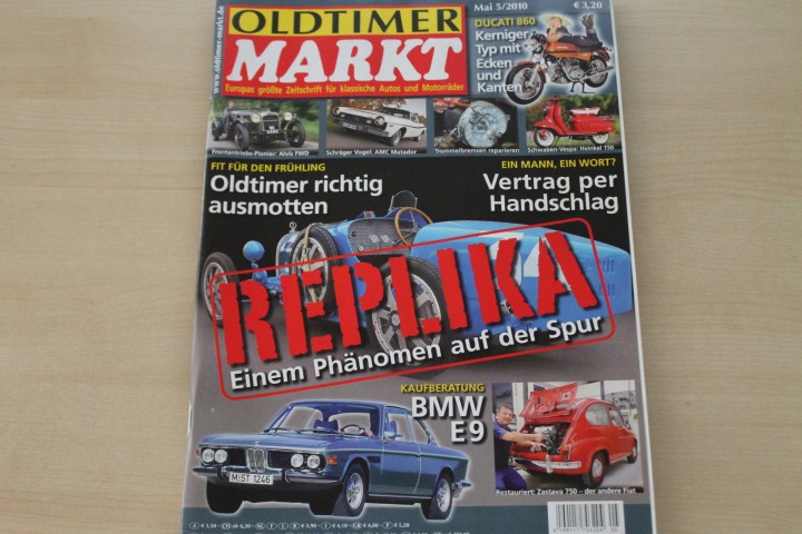 Deckblatt Oldtimer Markt (05/2010)